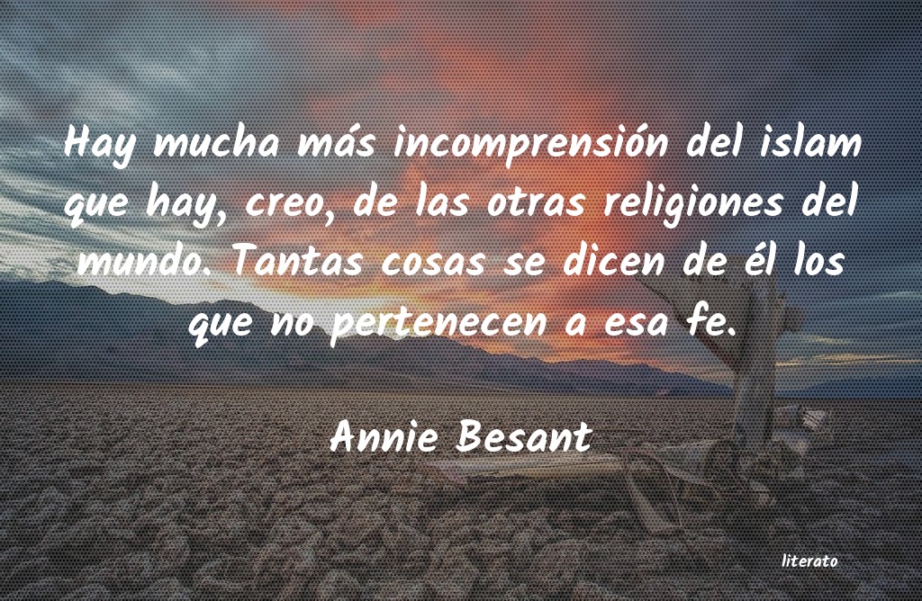 Frases de Annie Besant