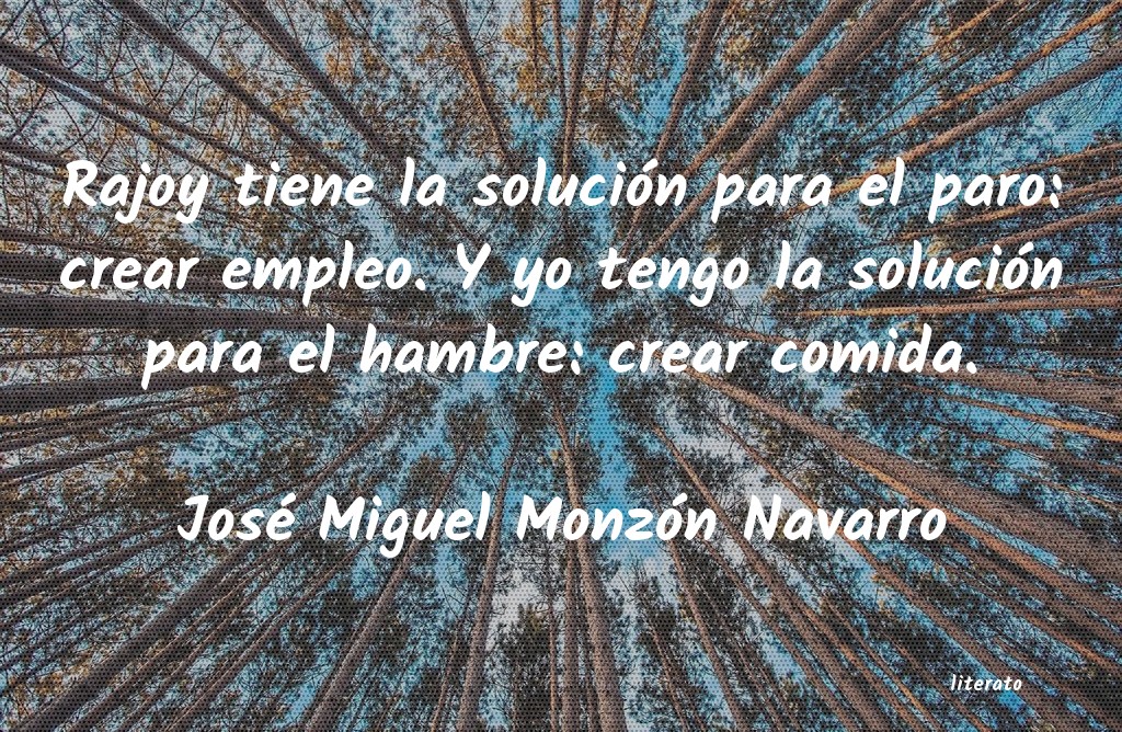 Frases de José Miguel Monzón Navarro