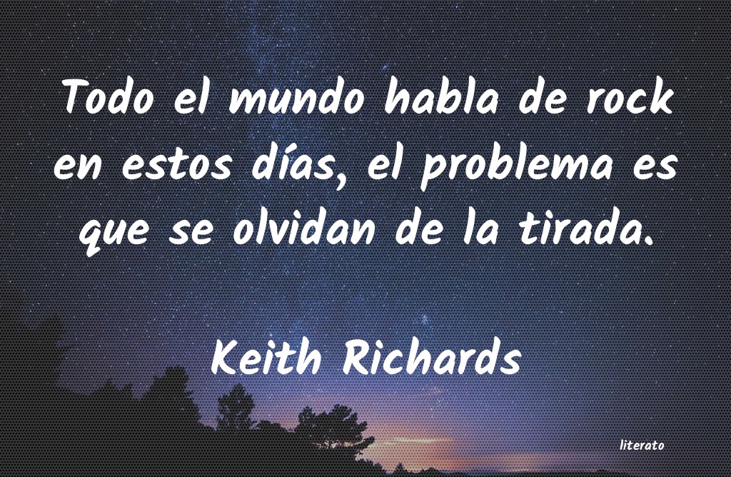 Frases de Keith Richards