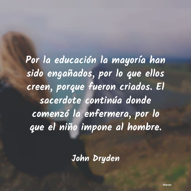 frases de John Dryden