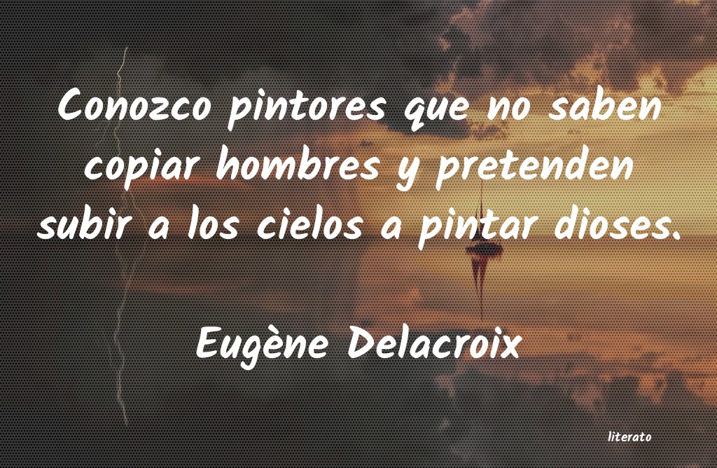 Frases de Eugène Delacroix