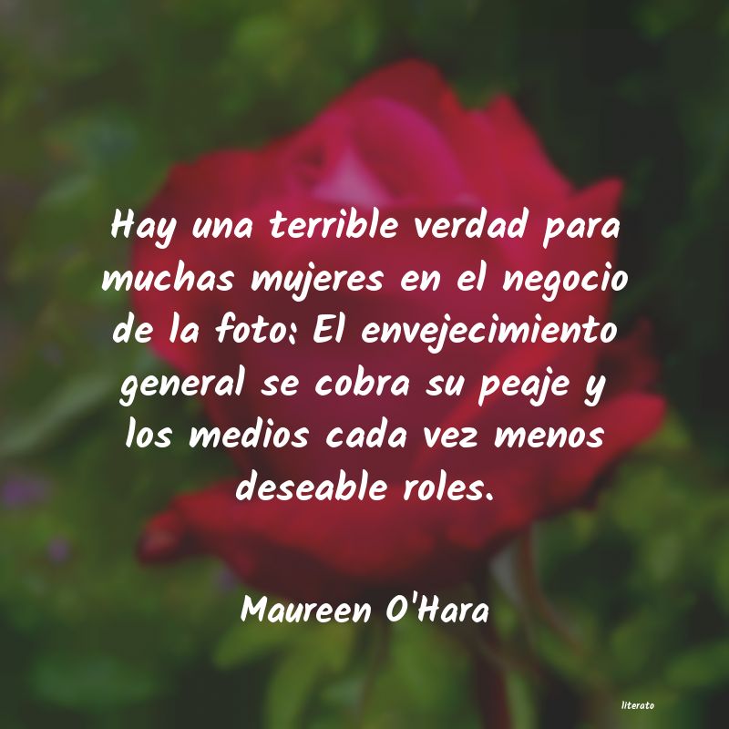 Frases de Maureen O'Hara