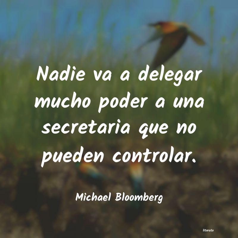 Frases de Michael Bloomberg