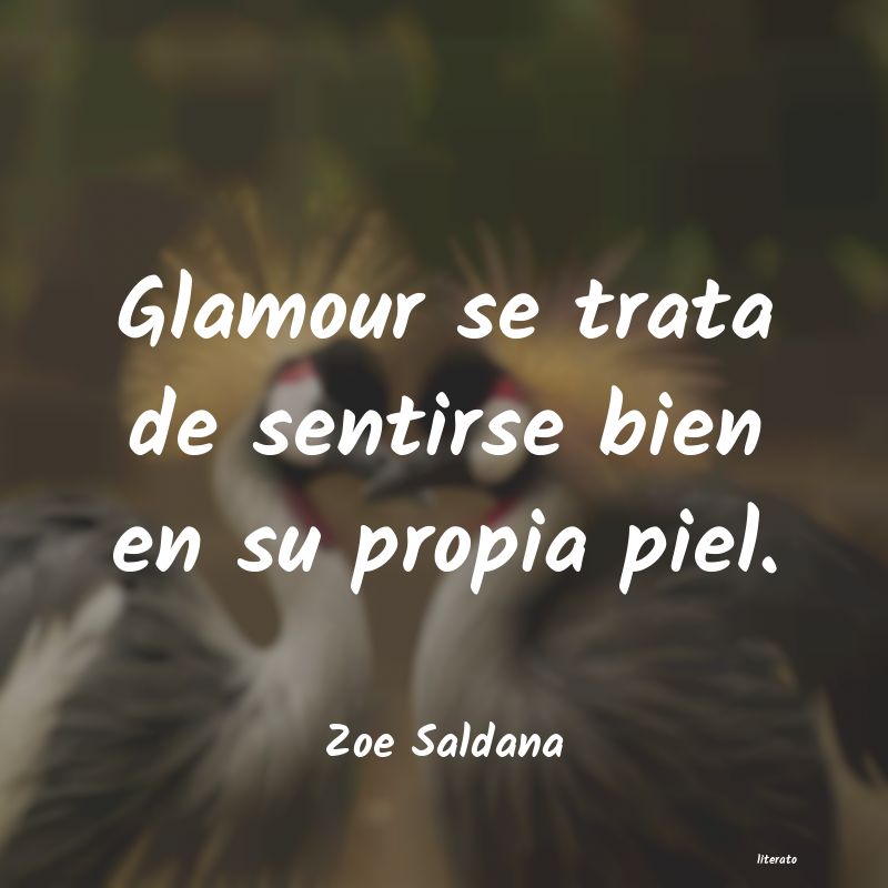 Frases de Zoe Saldana