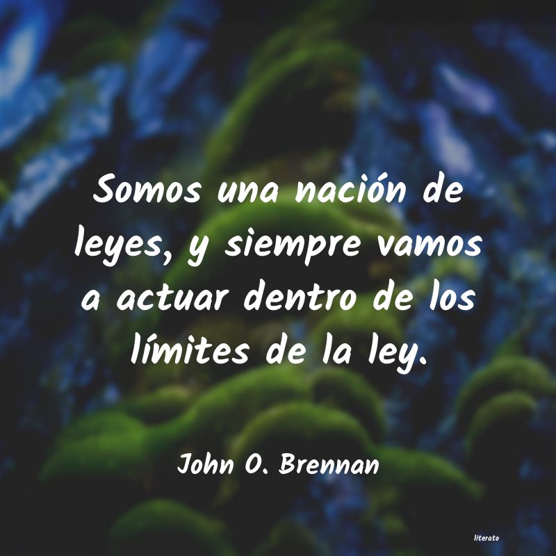 frases de John O. Brennan