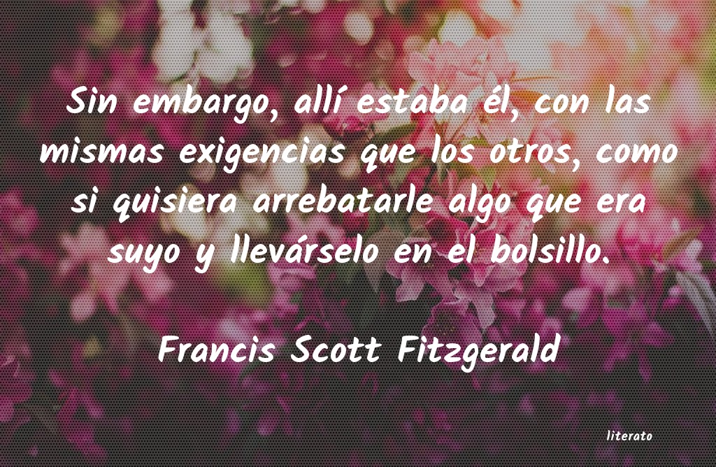 Frases de Francis Scott Fitzgerald