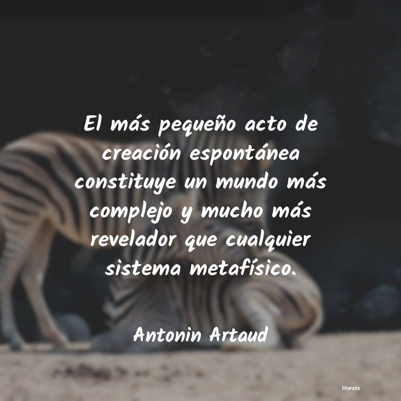 frases de Antonin Artaud