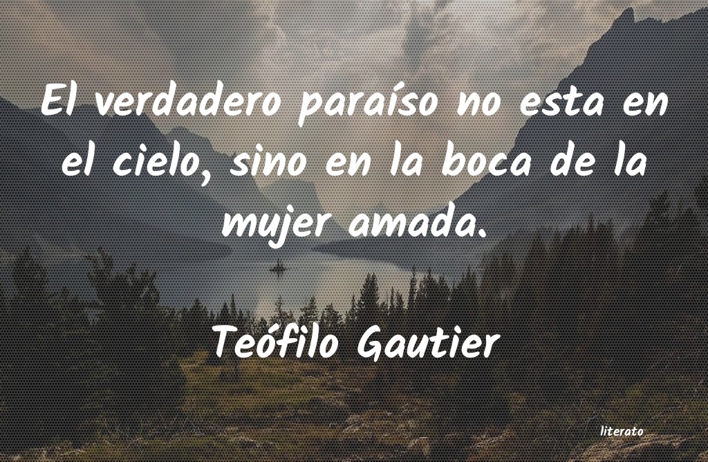 frases de Teófilo Gautier