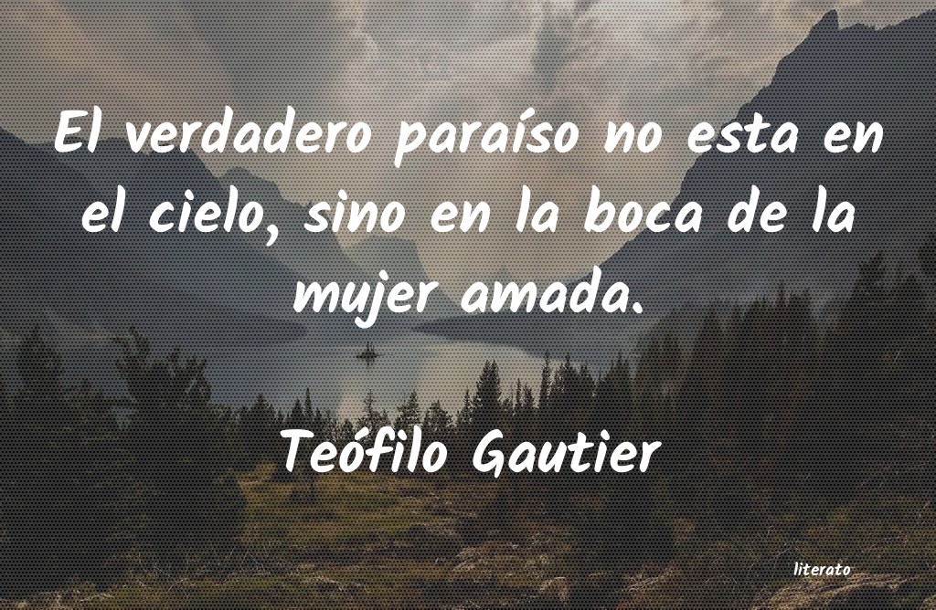 Frases de Teófilo Gautier