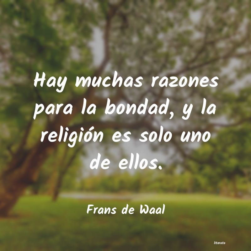 frases de Frans de Waal