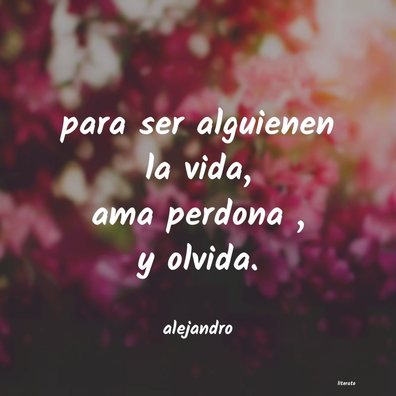frases de alejandro