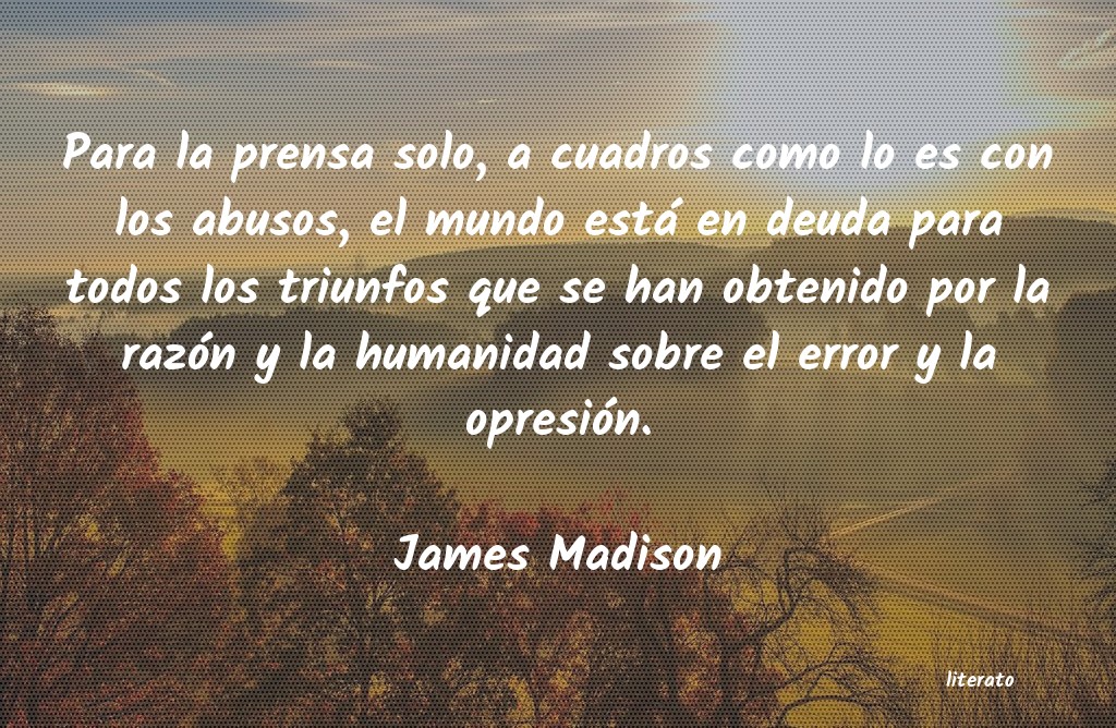 Frases de James Madison