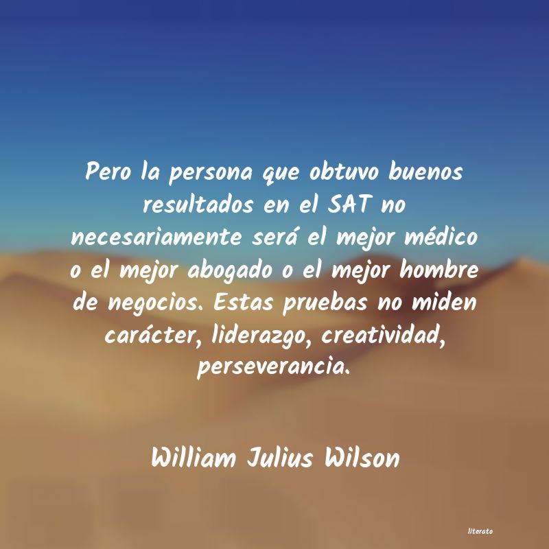 Frases de William Julius Wilson