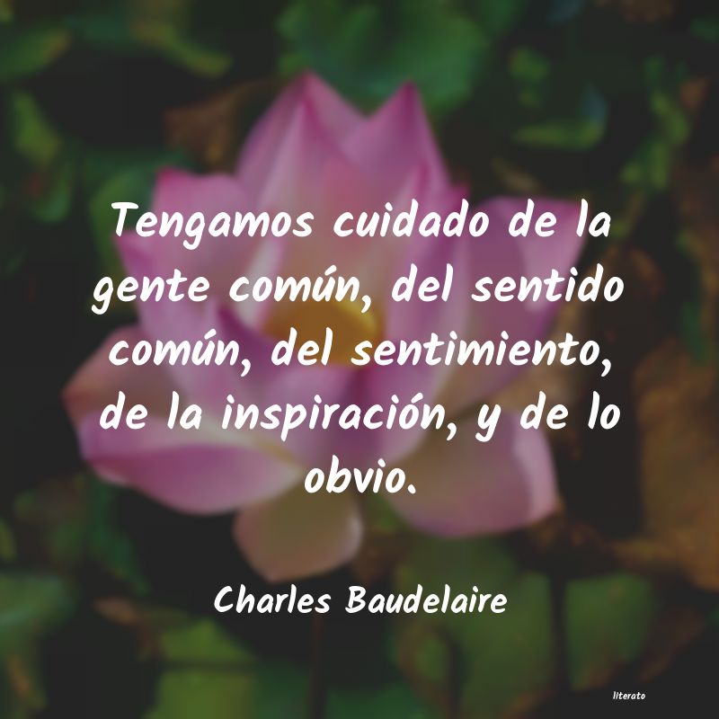 frases de Charles Baudelaire