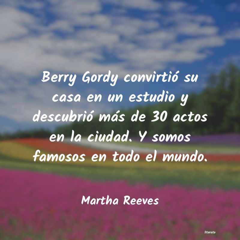 frases de Martha Reeves