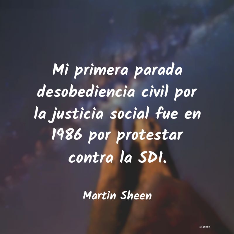 Frases de Martin Sheen
