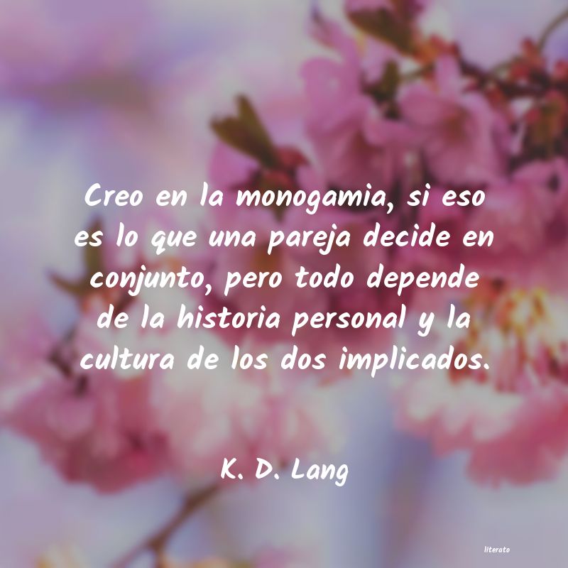 Frases de K. D. Lang