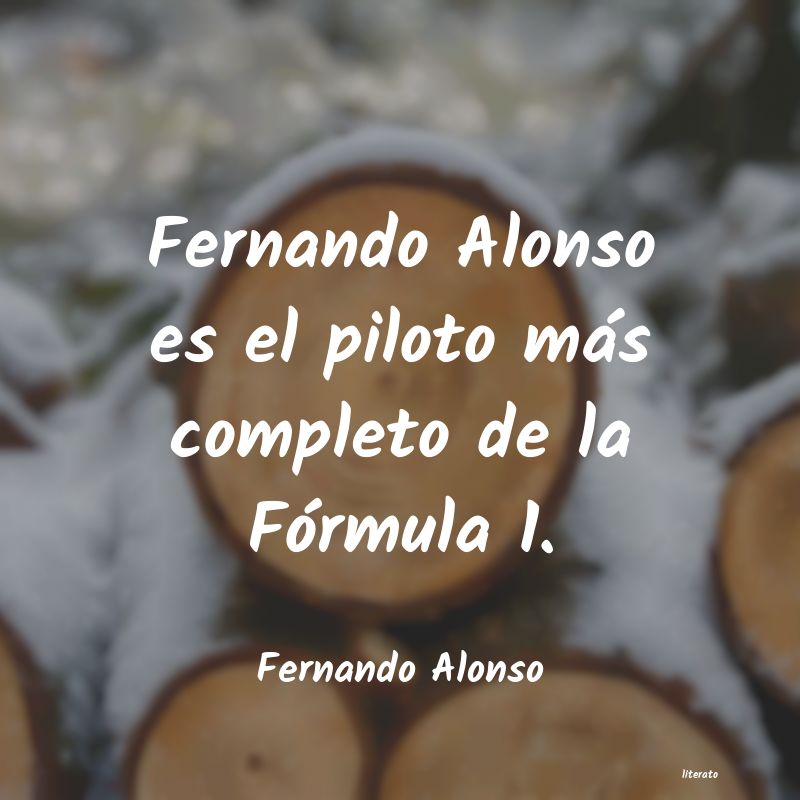 Frases de Fernando Alonso
