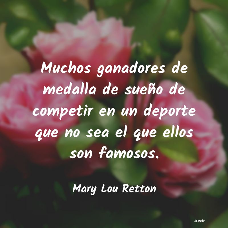 Frases de Mary Lou Retton