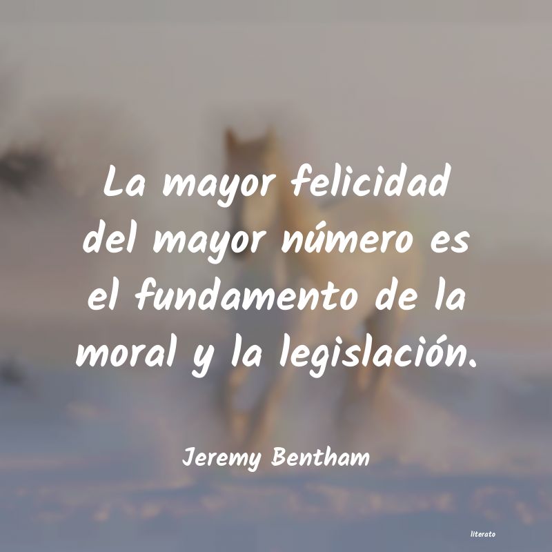 Frases de Jeremy Bentham