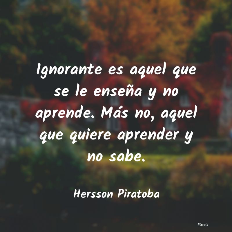 frases de Hersson Piratoba