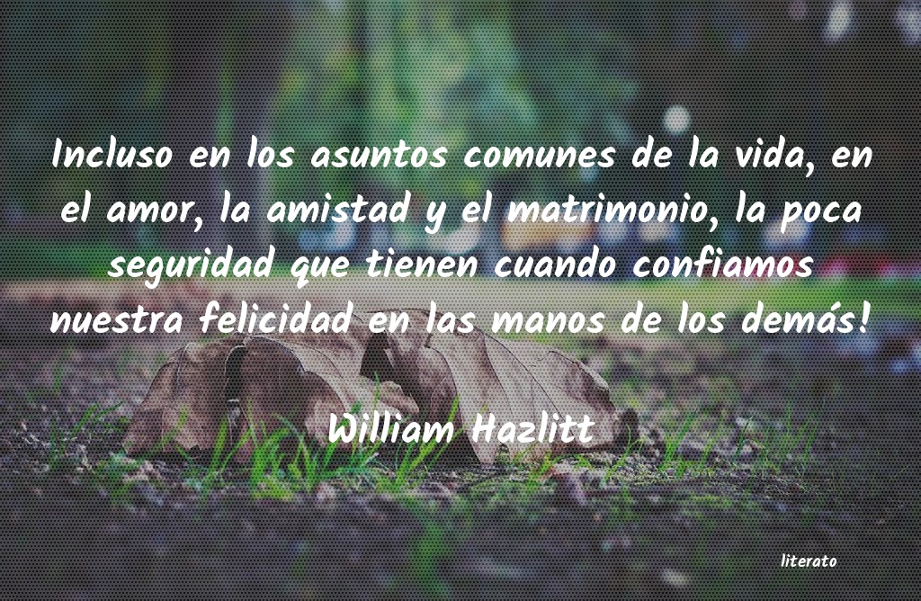 Frases de William Hazlitt