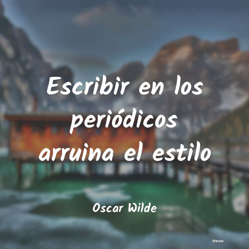 Frases de Oscar Wilde