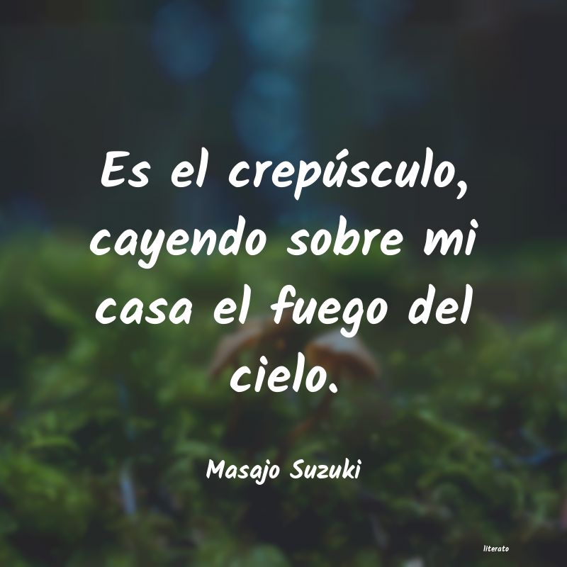 frases de Masajo Suzuki