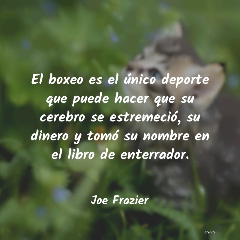 frases de Joe Frazier