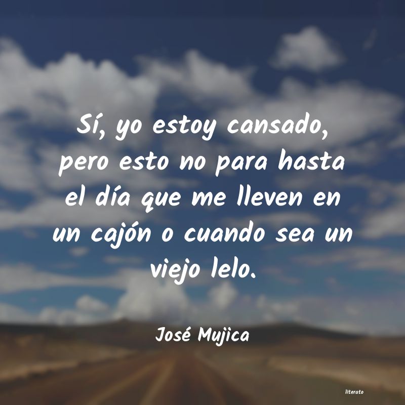 frases de José Mujica