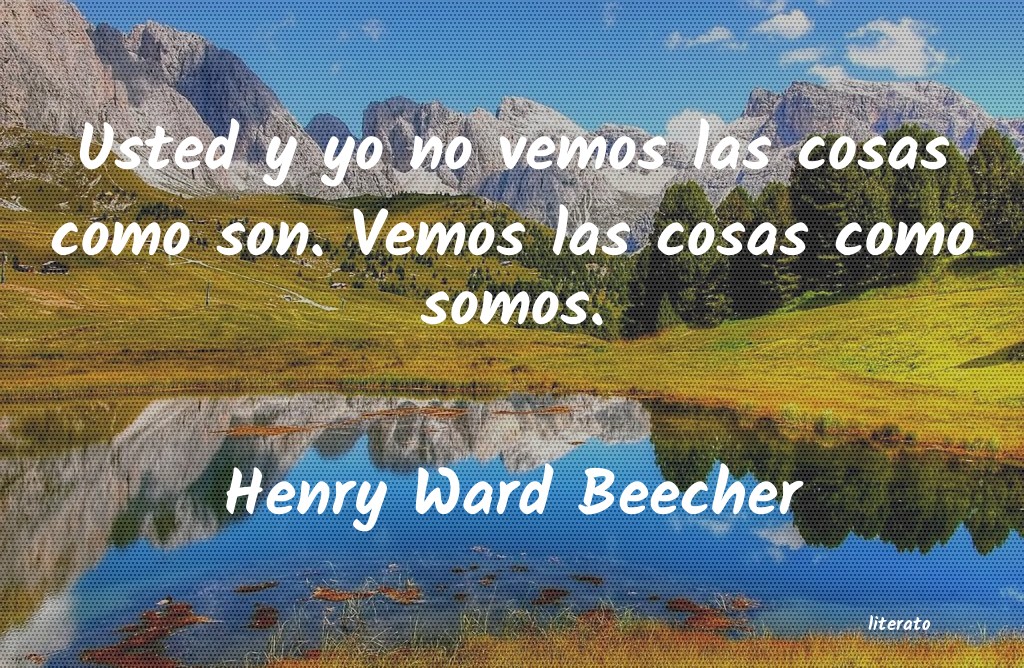 frases de Henry Ward Beecher