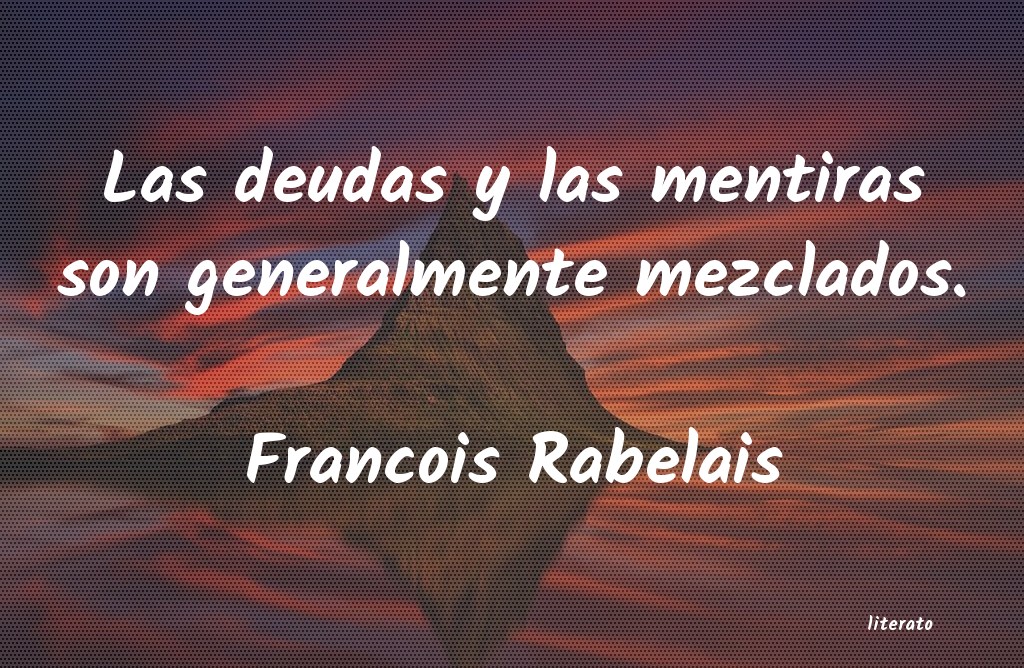 frases de Francois Rabelais