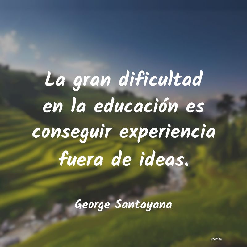 frases de George Santayana