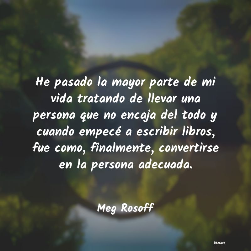 frases de Meg Rosoff
