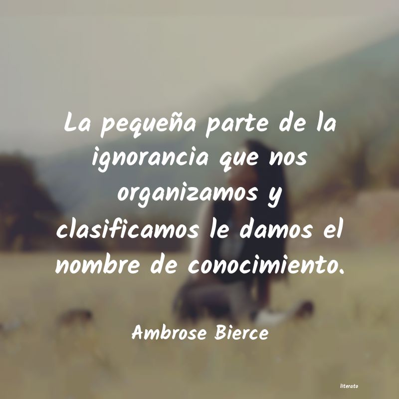 frases de Ambrose Bierce