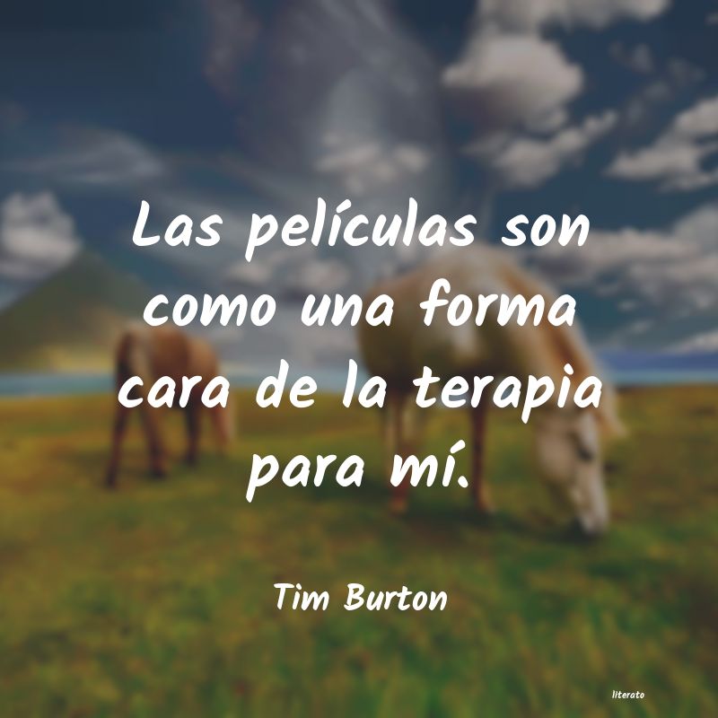 frases de Tim Burton