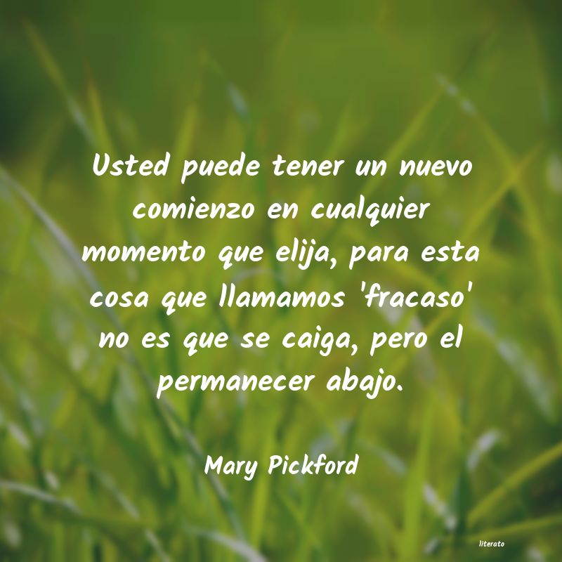 Frases de Mary Pickford