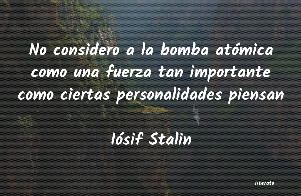 Frases de Iósif Stalin