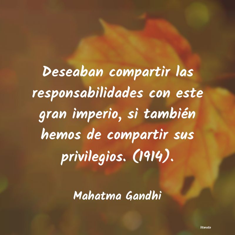 Frases de Mahatma Gandhi