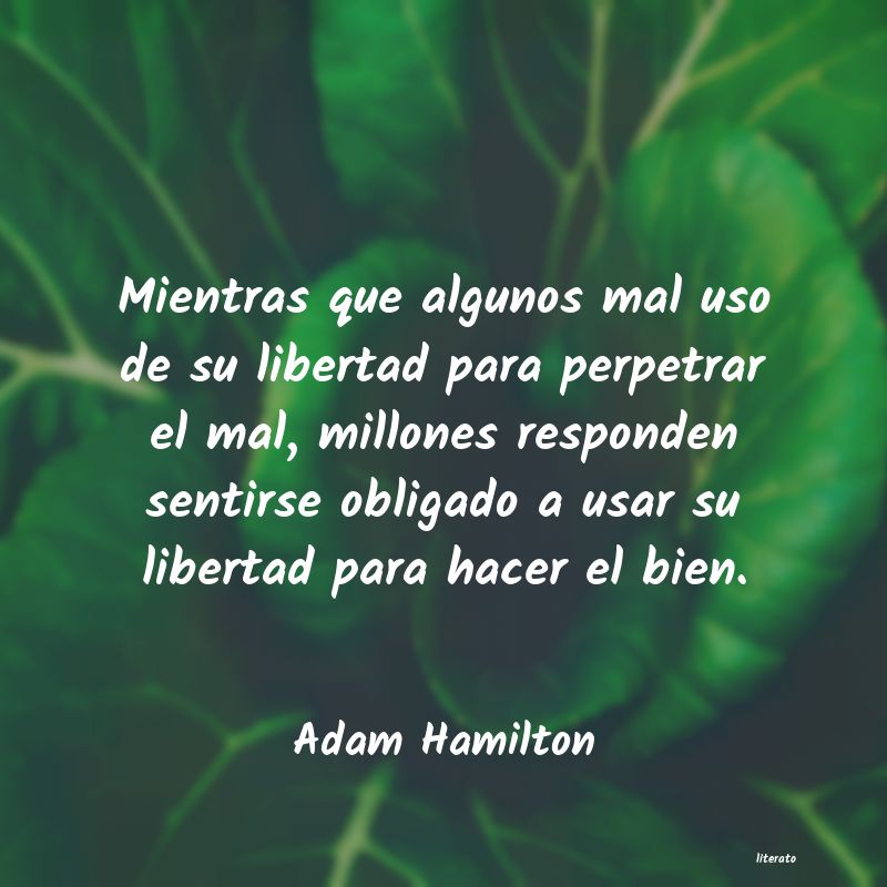 frases de Adam Hamilton
