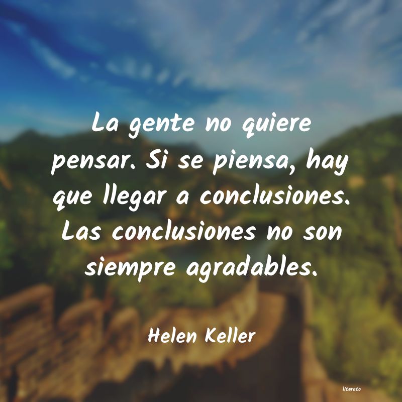 Frases de Helen Keller