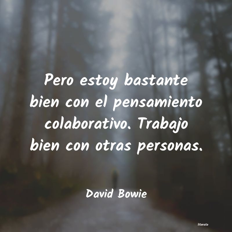 frases de David Bowie