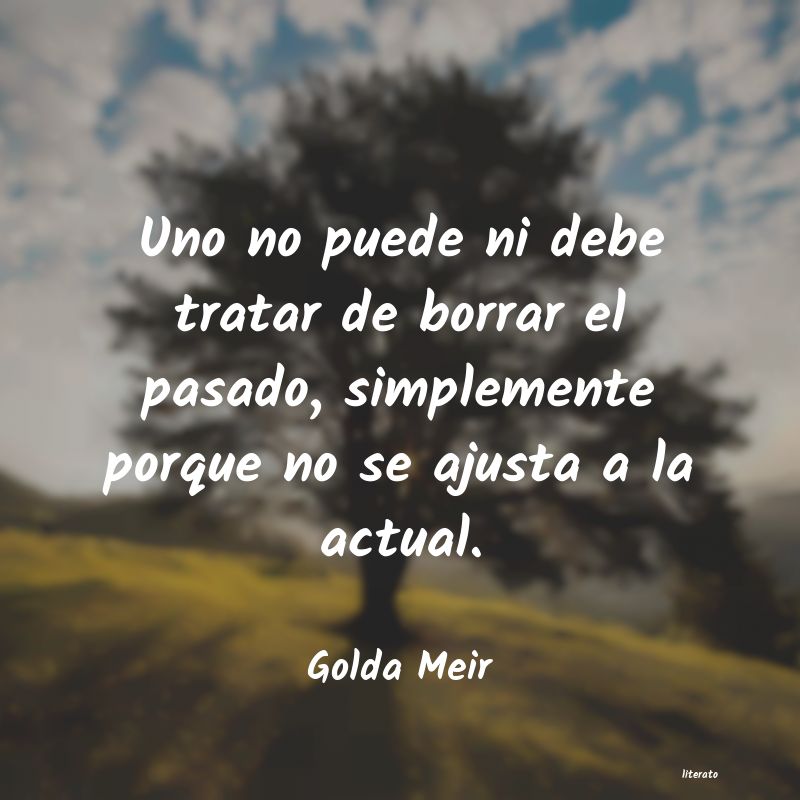 frases de Golda Meir