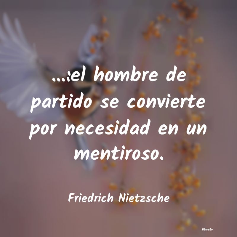 Frases para un hombre mentiroso - Literato