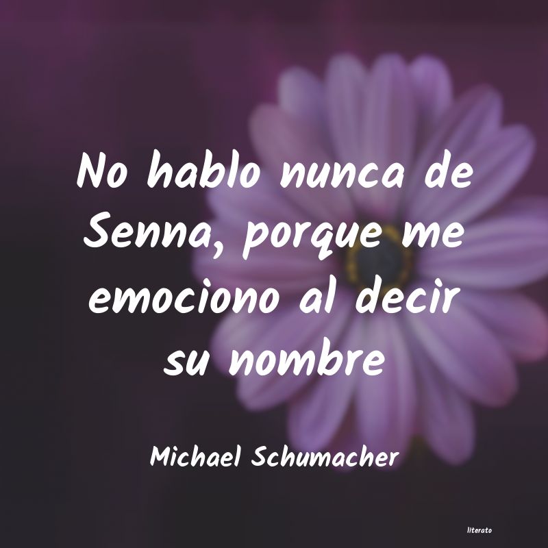 frases de Michael Schumacher