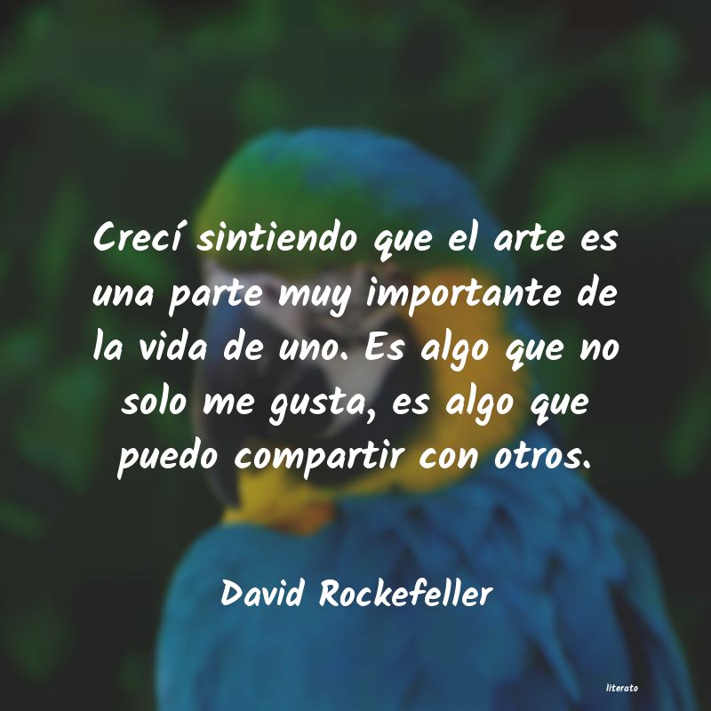 Frases de David Rockefeller