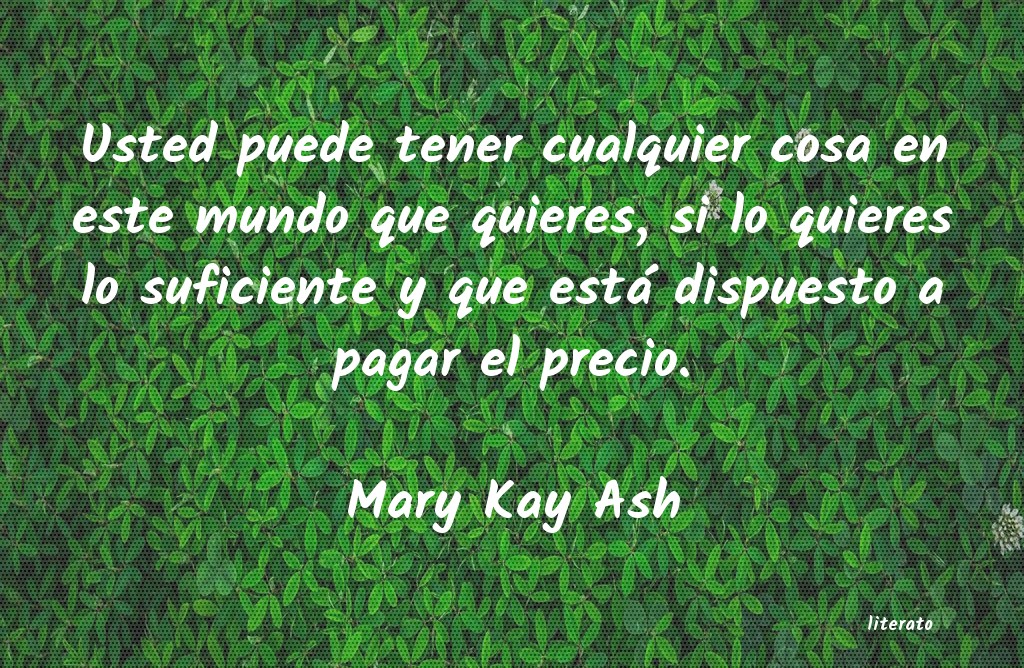 frases de Mary Kay Ash
