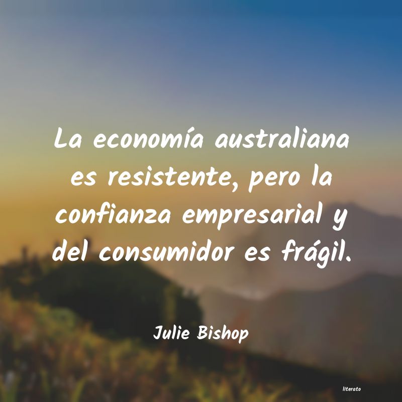 Frases de Julie Bishop