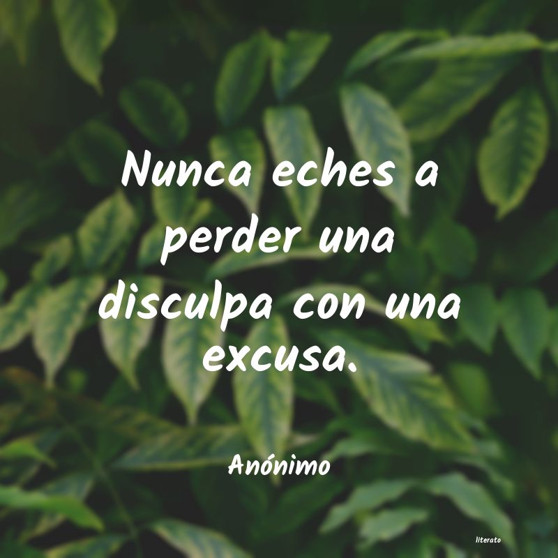 quien se excusa se acusa
