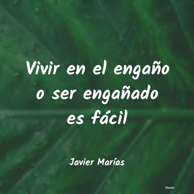 Frases de Javier Marías